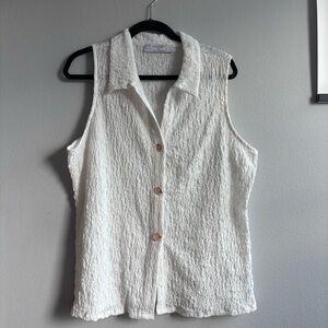 🤍Sleeveless Blouse